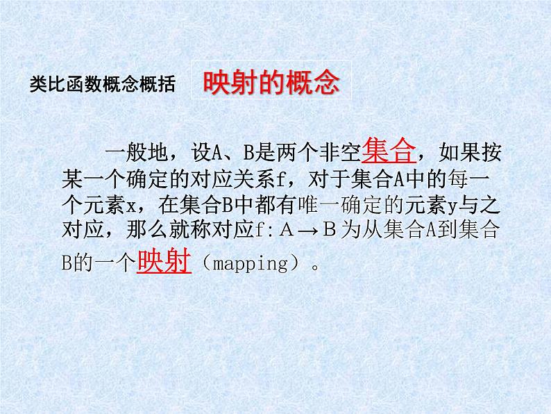 苏教版高中数学必修一2.3  映射的概念_1（课件）07