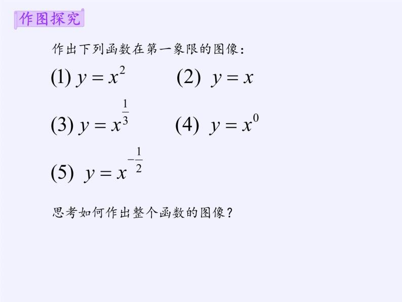 苏教版高中数学必修一 3.3 幂函数(5)（课件）05