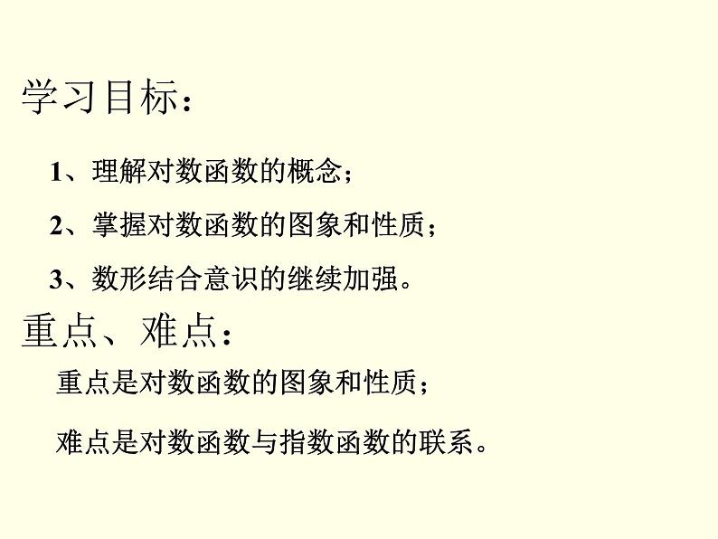 苏教版高中数学必修一3.2.2 对数函数_1（课件）第2页