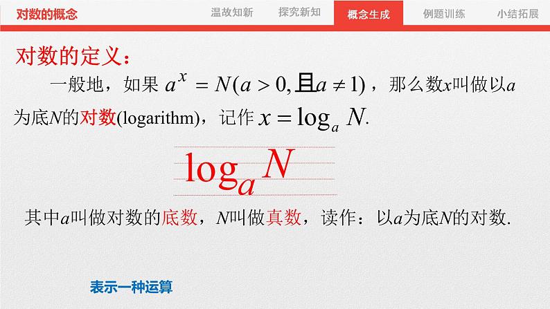 苏教版高中数学必修一3.2.1 对数的概念（课件）08