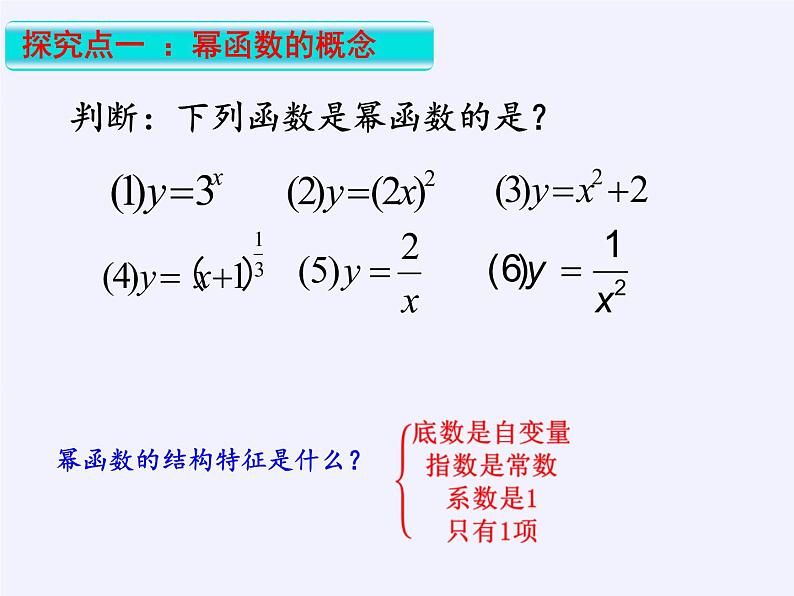 苏教版高中数学必修一 3.3 幂函数（课件）第4页