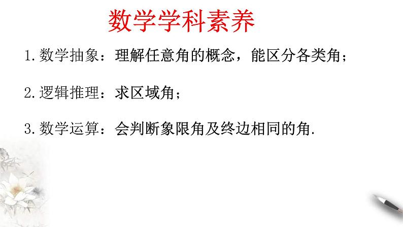 2021年高中数学人教版必修第一册：5.1.1《任意角》精品课件 (含答案)第3页