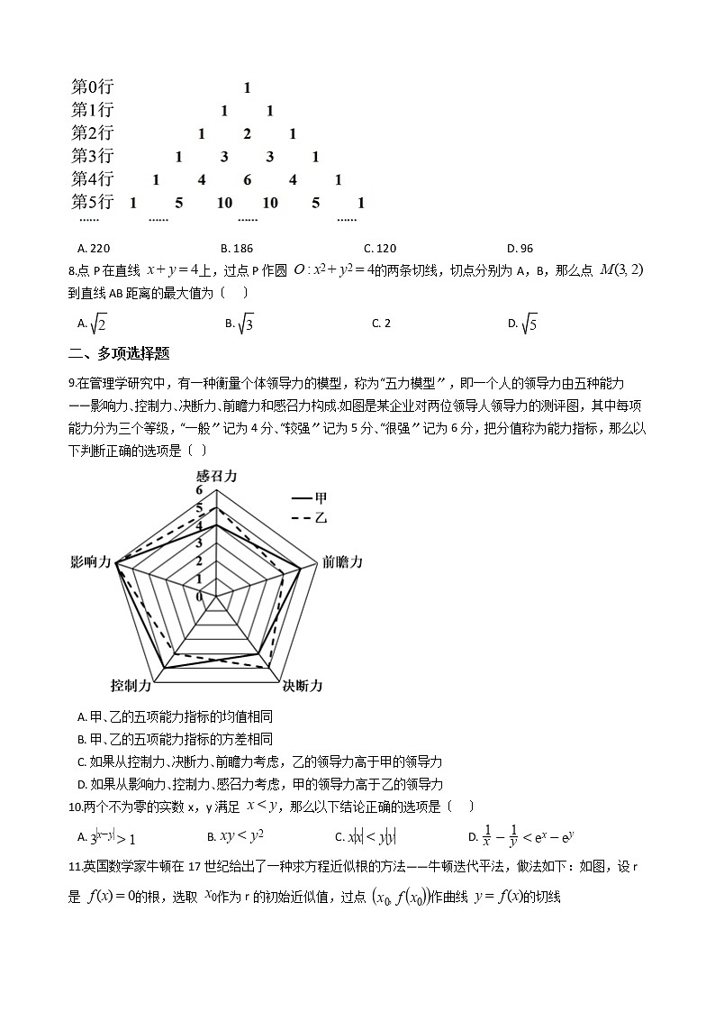 2021届湖北省高三数学5月份高考联考试卷及答案第2页
