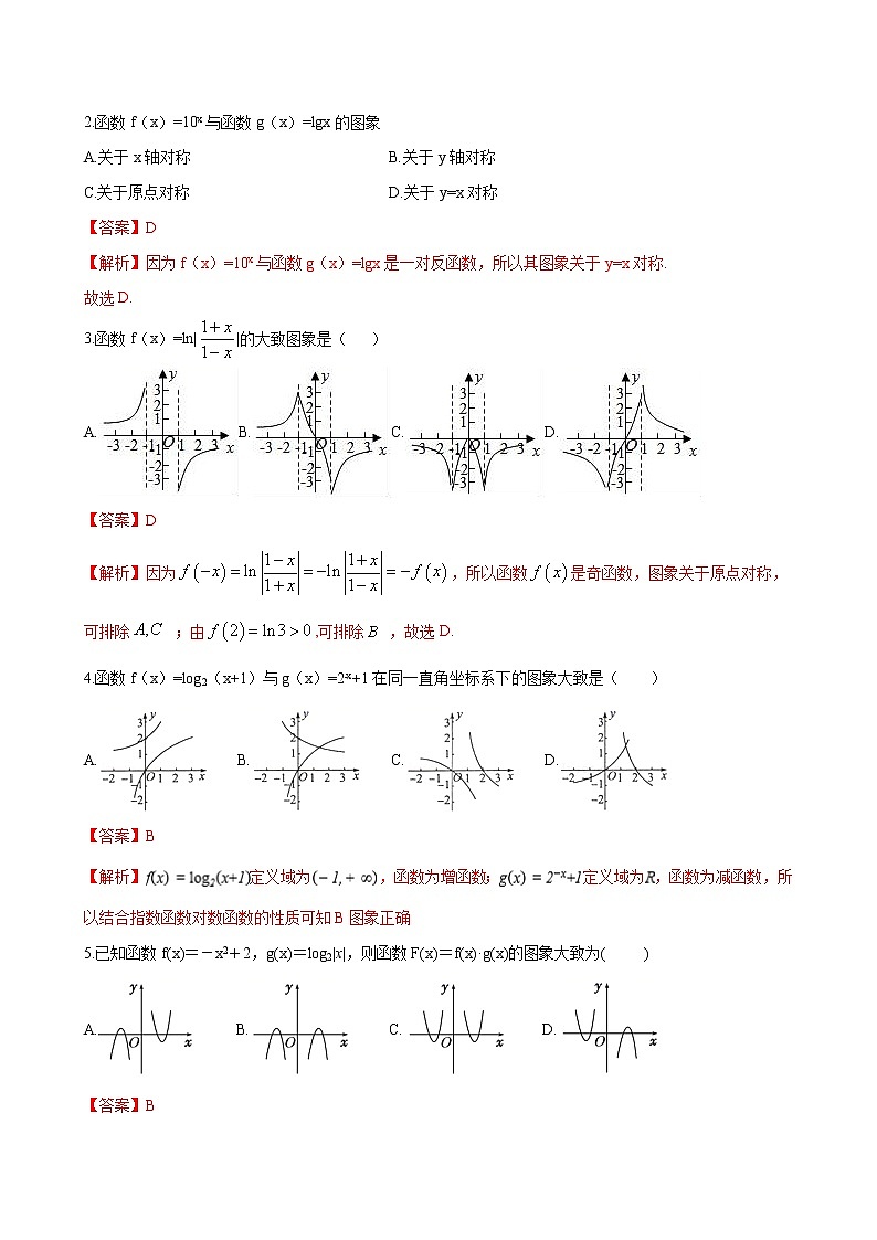 专题27 对数函数的图象和性质（一）-2020-2021学年高一数学培优对点题组专题突破（人教A版2019必修第一册）02