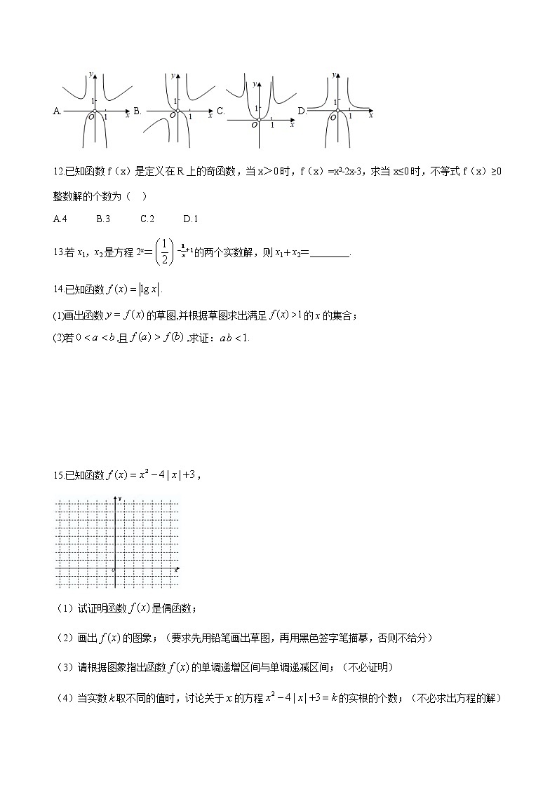 专题27 对数函数的图象和性质（一）-2020-2021学年高一数学培优对点题组专题突破（人教A版2019必修第一册）03