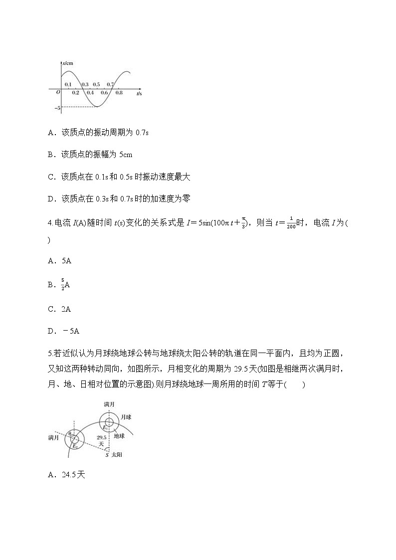 专题41 三角函数的应用-2020-2021学年高一数学培优对点题组专题突破（人教A版2019必修第一册）02