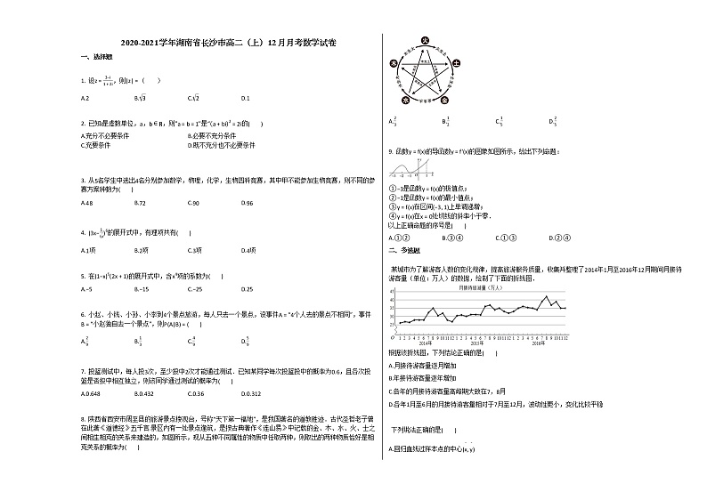 2020-2021学年湖南省长沙市高二（上）12月月考数学试卷人教A版第1页