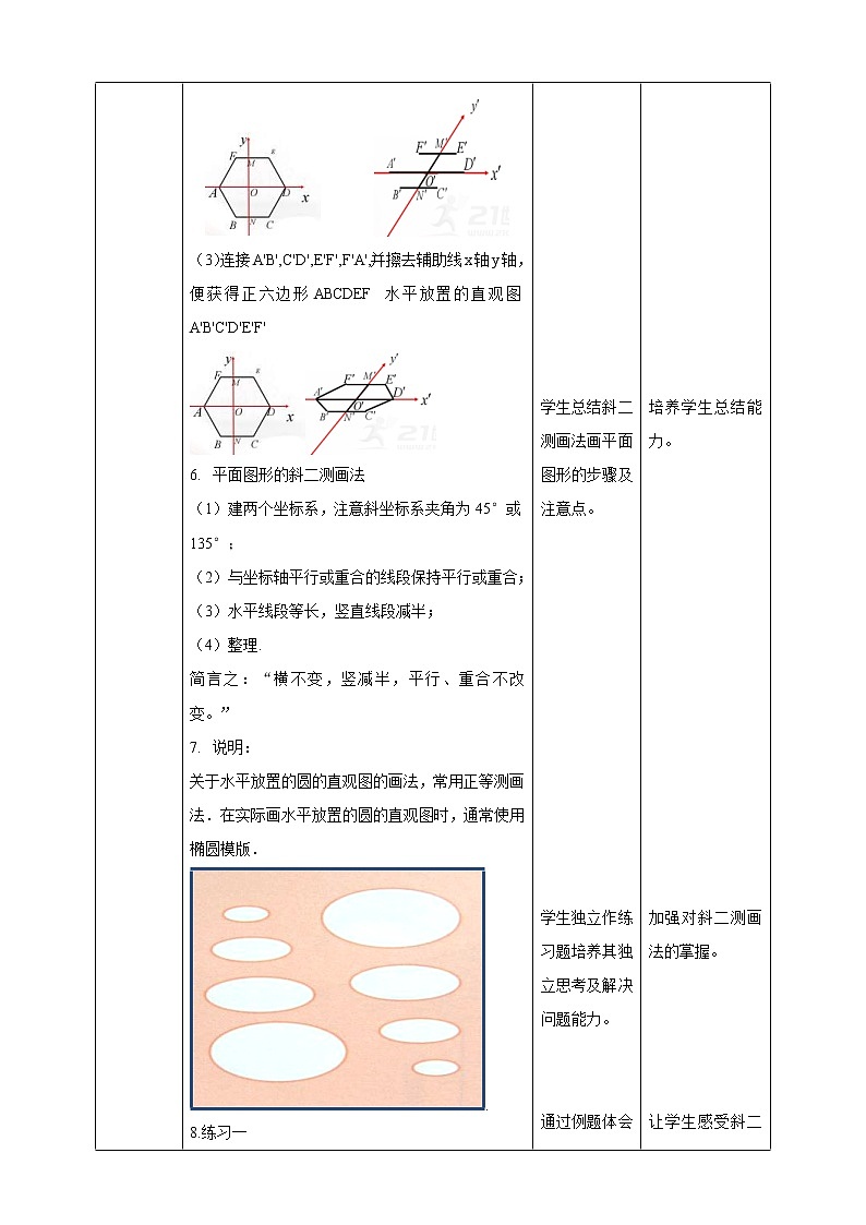 2021年人教版高中数学必修第二册：《8.2.立体图形直观图》教案第3页