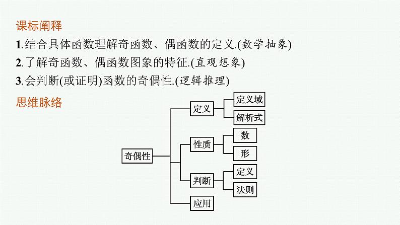 2021-2022学年高中数学新人教A版必修第一册 3.2.2　奇偶性 课件（41张）第3页