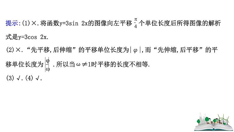 2021届高中数学一轮复习 第四章 三角函数解三角形 第五节 函数y=Asinωxφ的图像及三角函数模型的简单 课件 （文数）（北师大版）第8页