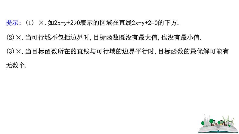 2021届高中数学一轮复习 第六章 不等式 第三节 简单线性规划 课件 （文数）（北师大版）第7页