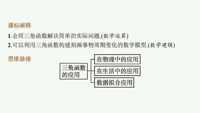2021-2022学年高中数学新人教A版必修第一册 5.7　三角函数的应用 课件（39张）第3页