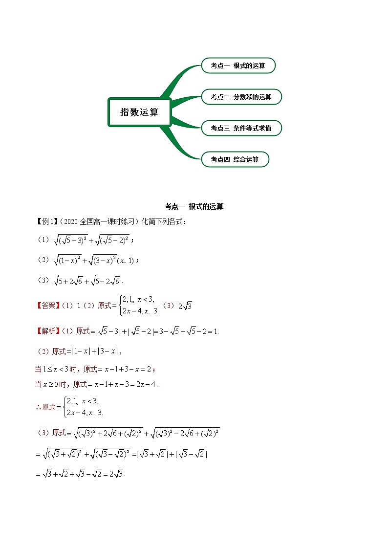 2021年高中数学人教版必修第一册：4.1《指数的运算》精讲(含解析)学案02