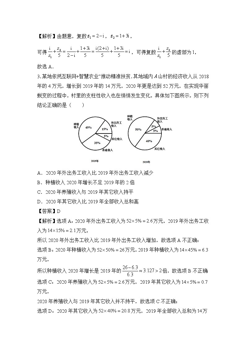 江苏省淮安市车桥中学2022届高三上学期入学调研（A）数学（文）试题+Word版含答案第2页
