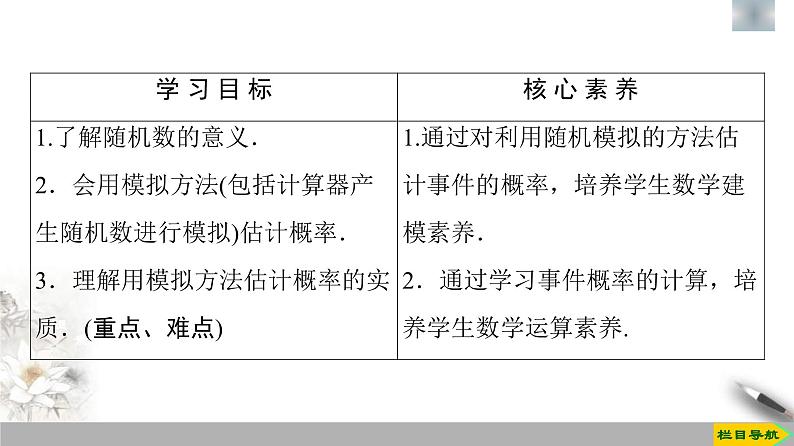人教版高中数学必修第二册第10章习题课件10.3.2《随机模拟》(含答案)02