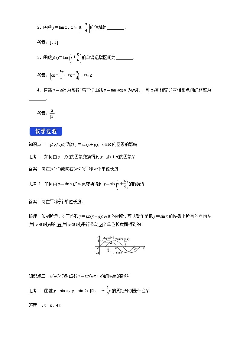 7.3.3 函数y＝Asin(wx+φ) 教学设计02