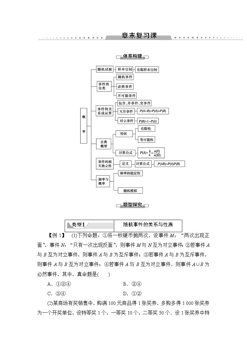 人教版高中数学必修第二册同步讲解第10章《章末复习课》(含解析)学案01
