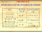 沪教版（上海）高一数学上册 1.6 子集与推出关系_1 课件
