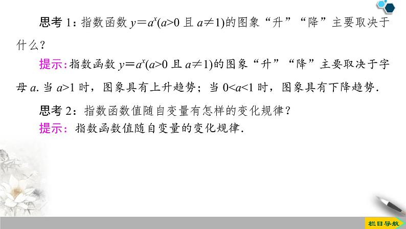 《指数函数》指数函数与对数函数PPT课件(第1课时指数函数的概念、图象及性质)07