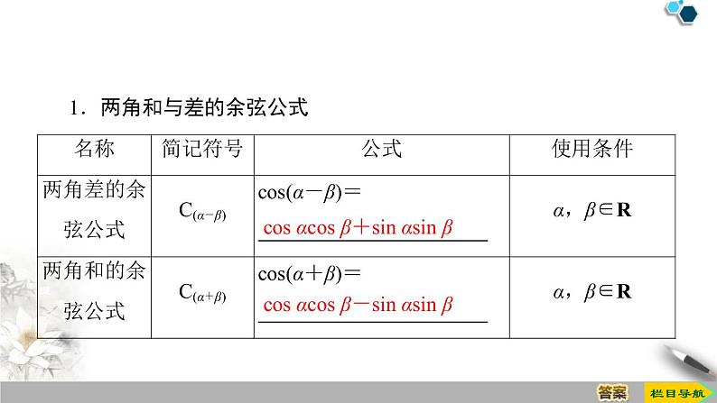 《三角恒等变换》三角函数PPT课件(第2课时两角和与差的正弦、余弦公式)04