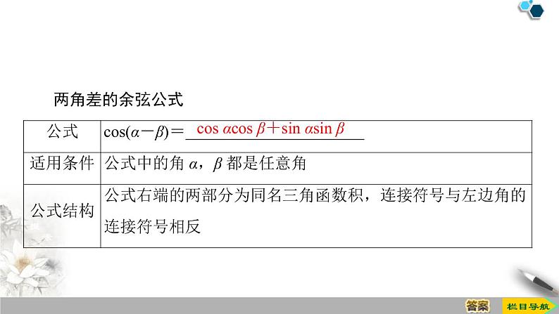《三角恒等变换》三角函数PPT课件(第1课时两角差的余弦公式)04