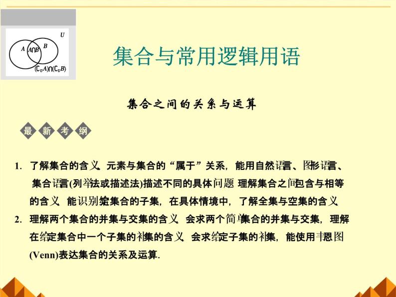 沪教版（上海）高一数学上册 1.2 集合之间的关系_4 课件01