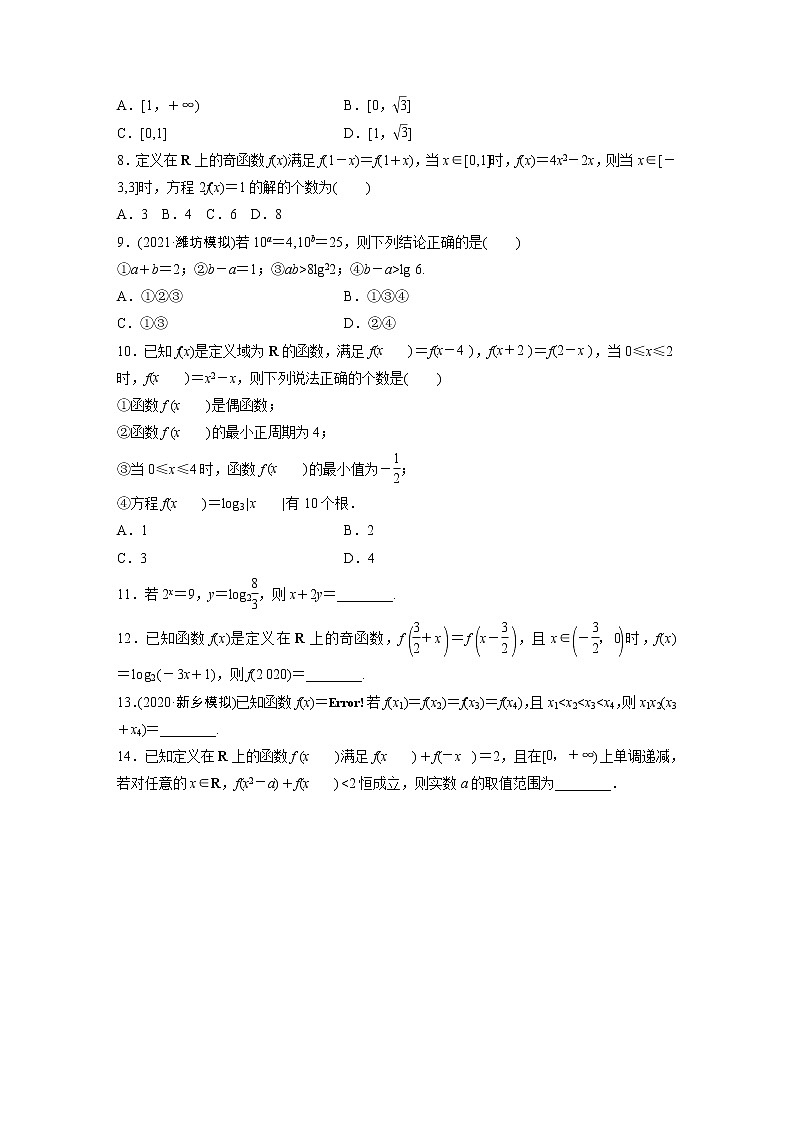 2022届一轮复习专题练习2 第15练  函数小题综合练（解析版）第2页
