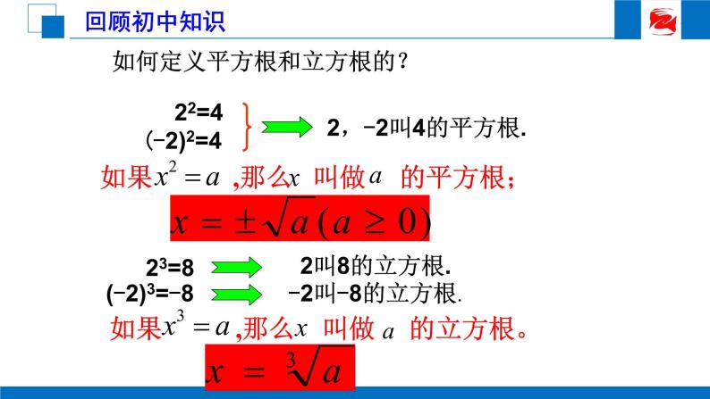 人教版高中数学必修一2.1.1根式（第1课时）课件03