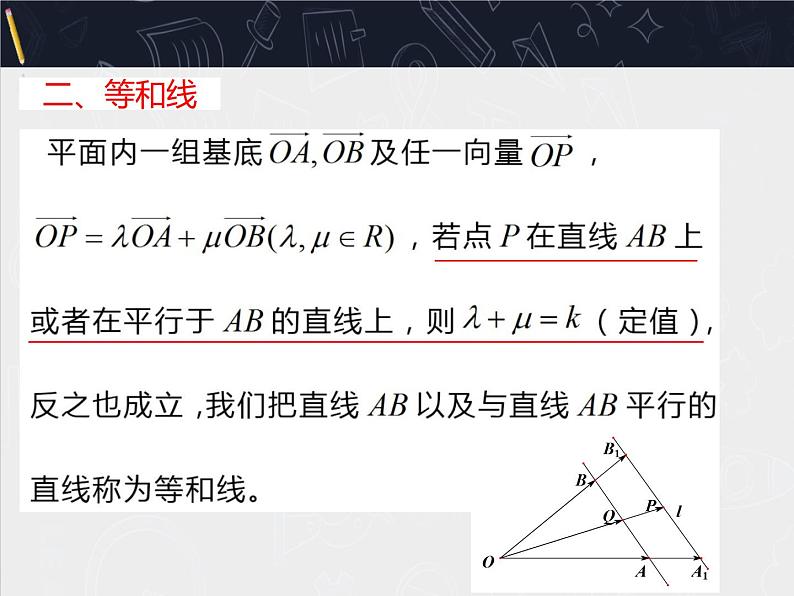 数学人教A版（2019）必修第二册 6.3平面向量等和线专题（课件）04