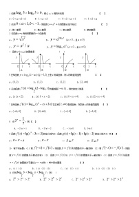 人教版新课标A必修1第二章 基本初等函数（Ⅰ）综合与测试单元测试测试题