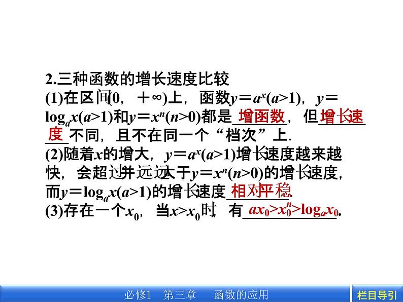 数学新课标人教A版必修1教学课件：3.2.1 几类不同增长的函数模型课件第7页