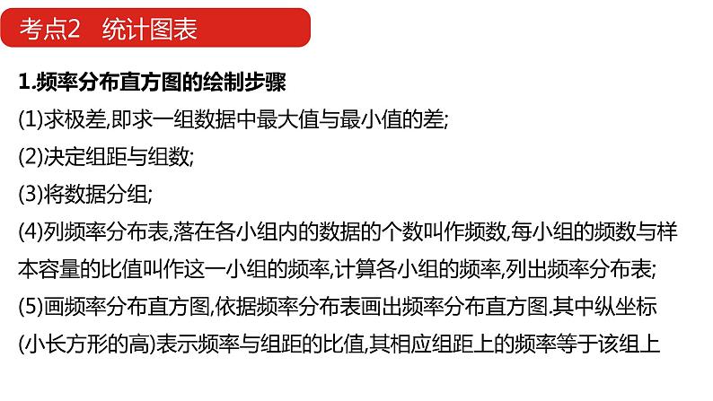 2022版高三全国统考数学（文）大一轮备考课件：第12章第1讲 随机抽样与用样本估计总体08