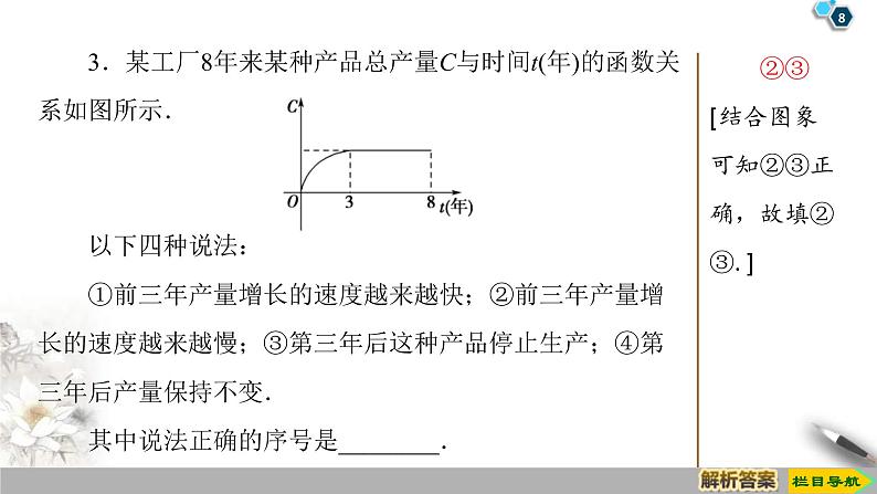 2021年人教版高中数学必修第一册课件：第4章4.4《第3课时不同函数增长的差异》(含答案)第8页