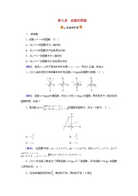 高考数学一轮复习练习案11第二章函数导数及其应用第八讲函数的图象含解析新人教版