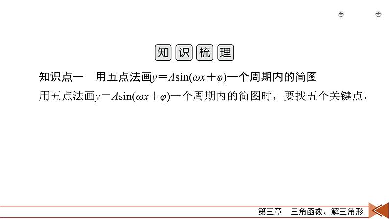 2022版新高考数学人教版一轮课件：第3章 第5讲 函数y＝Asin（ωx＋φ）的图象及应用05