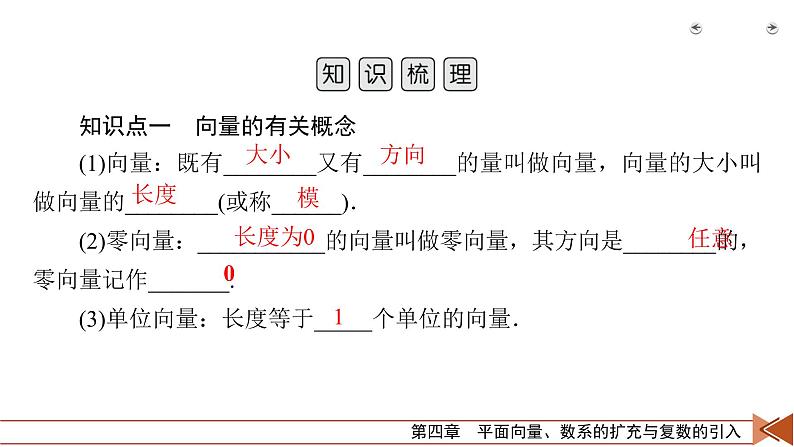 2022版新高考数学人教版一轮课件：第4章 第1讲 平面向量的概念及其线性运算05