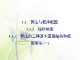 高中数学人教B版必修31.1.2-1.1.3程序框图算法的三种基本逻辑结构和框图表示(一)课件（43张）