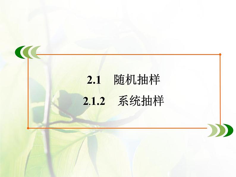 高中数学人教B版必修32.1.2系统抽样课件（29张）02