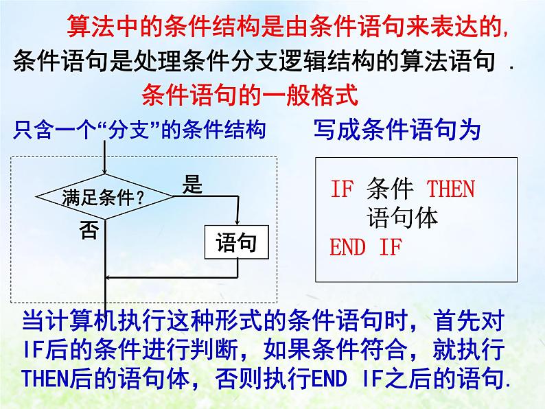 高中数学人教B版必修三条件语句课件（18张）第2页