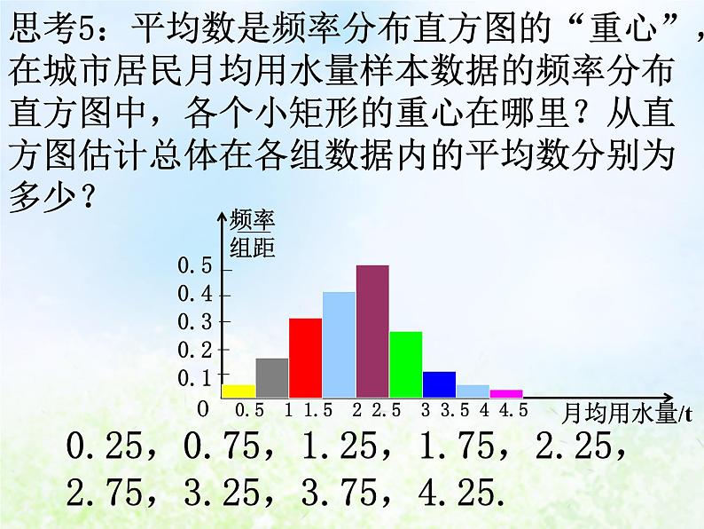 高中数学人教B版必修三用样本的数字特征估计总体的数字特征（一）课件（19张）第8页