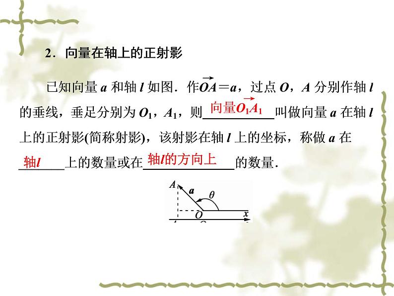 高中数学人教B版必修4 2.3.1 向量数量积的物理背景与定义　2.3.2 向量数量积的运算律 课件（37张）07
