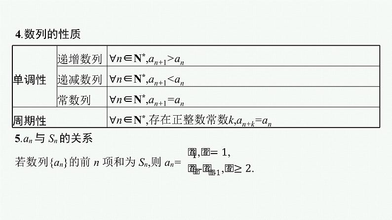 新教材2022版高考人教A版数学一轮复习课件：6.1　数列的概念07