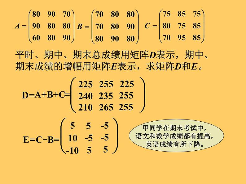 沪教版（上海）高二数学上册 9.2 矩阵的运算_ 课件第8页