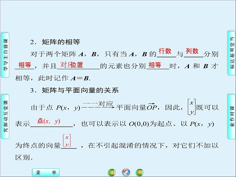 沪教版（上海）高二数学上册 9.1 矩阵的概念_2 课件第5页