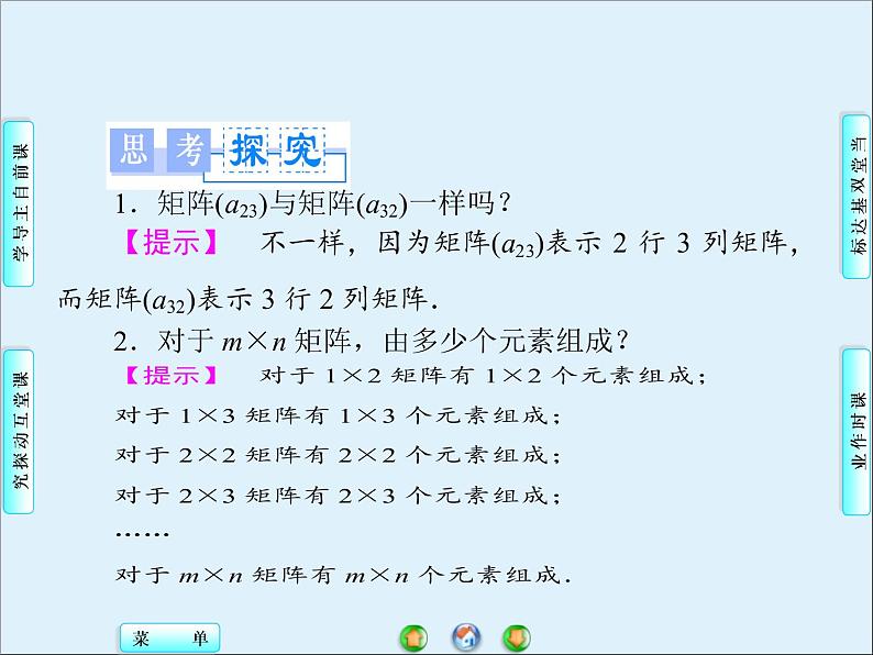 沪教版（上海）高二数学上册 9.1 矩阵的概念_2 课件第6页