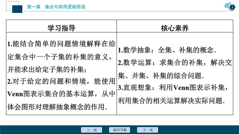 1.3.2 全集、补集及综合应用课件-2021-2022学年人教A版（2019）高一数学（必修一）03