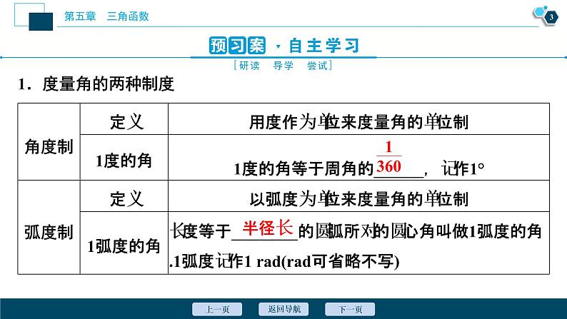 5.1.2　弧度制课件-2021-2022学年人教A版（2019）高一数学（必修一）04