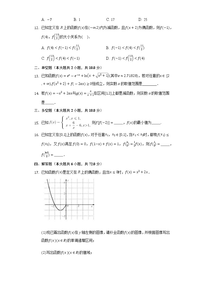 2.3函数的单调性 同步练习北师大版高中数学必修一02