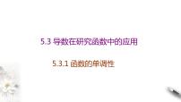 2021学年5.3 导数在研究函数中的应用课文课件ppt