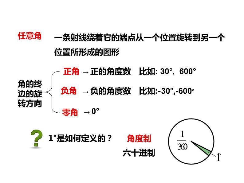 高中数学人教B版必修四 1.1.2 弧度制和弧度制与角度制的换算 课件（15张）03